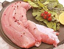 1kg Új Harcsafilé bőr nélküli,import, 10% glazúr