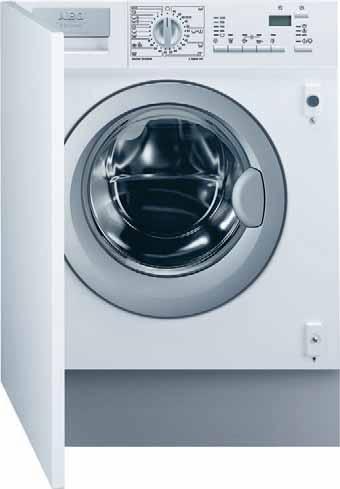 L12843ViT 46 beépíthető mosó-szárító gép (6 kg) LCD-kijelző öblítéstartás extra öblítés centrifugasebesség-választás (4 szint) folttisztítás késleltetett indítás szupergyors program kímélő