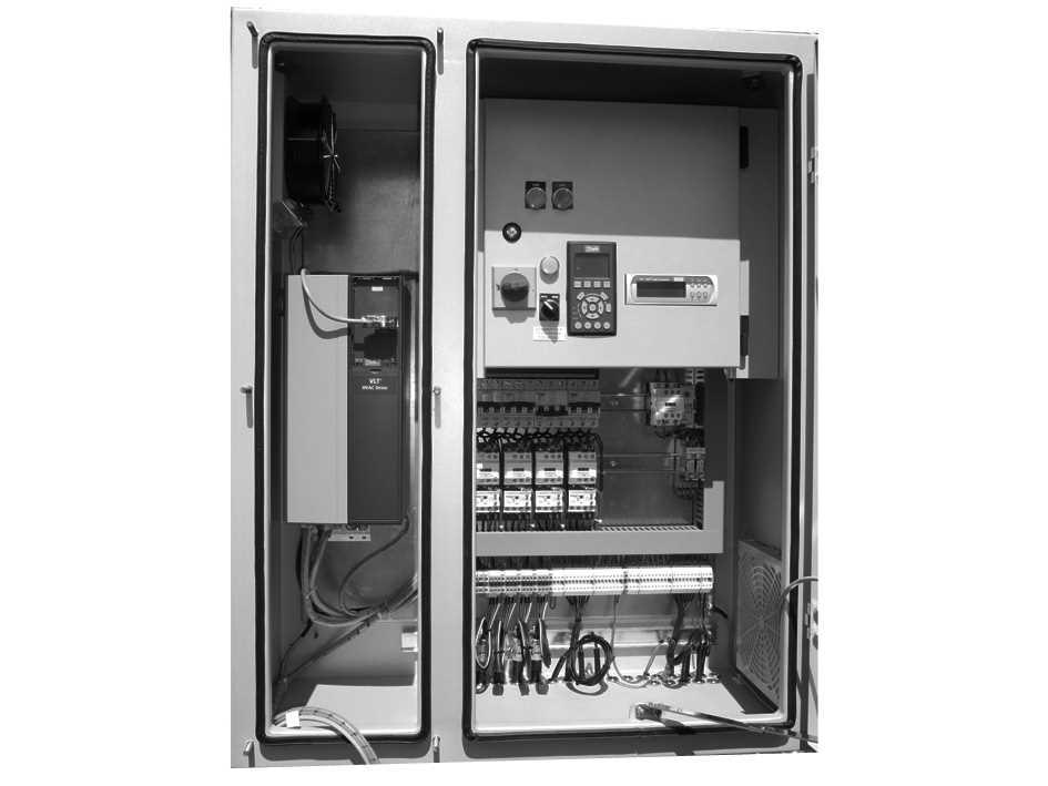 5 DFCV DFCV-AD KEZELÉSI ÚTMUTATÓ Gyárilag telepített, frekvenciaváltóval rendelkezõ elektromos panellel ellátott TrilliumSeries hûtõk A frekvenciaváltóval rendelkező elektromos panellel szállított