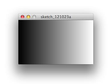 9. Soros kommunikáció 205 //port = new Serial(this, "COM1", 9600); void draw() { // rajzoljunk egy gradienst függőleges vonalakból feketétől fehérig for (int i = 0; i < 256; i++) { stroke(i); line(i,