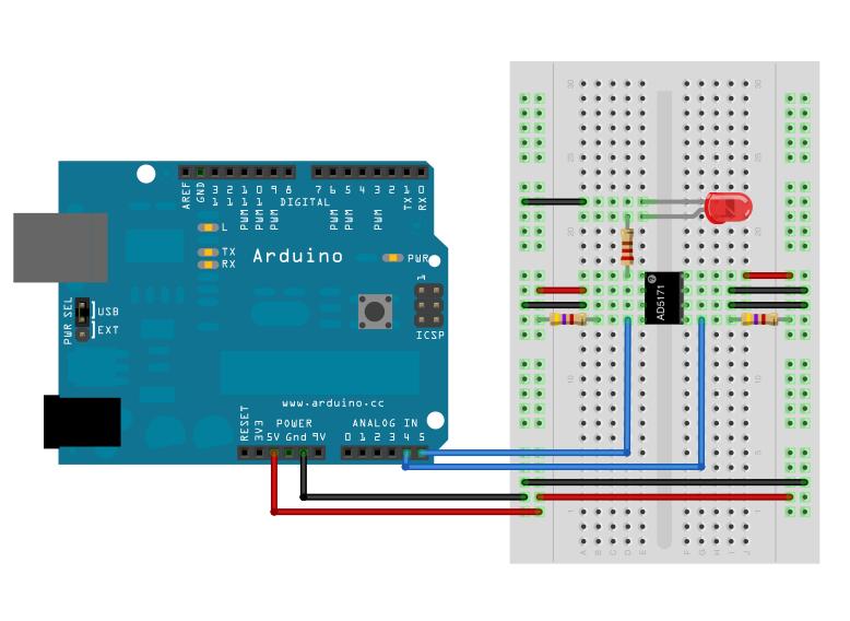 298 - Fizikai számítástechnika: elektronikai alapok és Arduino programozás 220 ohmos ellenállás, 2 db 4,7 kiloohmos ellenállás, próbapanel, vezetékek.