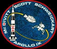 Az Apollo 9 A harmadik emberrel végrehajtott repülés, ahol a teljes felszerelést (parancsnoki modul, műszaki egység, holdkomp) fellőtték Saturn V hordozó rakétával a teszt