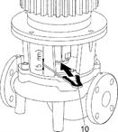 Fig. 45: A szerelő villa behelyezése Távolítsa el a csúszógyűrűs tömítés ellengyűrűjét a mandzsettával együtt a közdarab karimájából valamint az O-gyűrűt (Fig. 1/2/3/4/5, 1.14 poz.