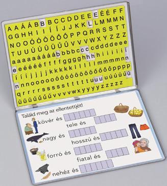 Kalóz ABC mágneses betű- és szókirakó boksz Jól használható mágneses betűkészlet praktikus