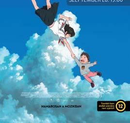 Férfiak fecskében (fel. ang.) 50 27 29. 20.45, 29 30. 14.30. Foxtrott (fel. ném. fr. izr. svájci) 51 Okt. 2-án 21h. árom nő (fel. iráni) 50 17h, szept. 27 30. 19h is, szept. 27 29. 21h is, 29 30.
