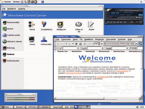 LINUX MNDRKE LINUX 9.0 POWERPCK EDITION Jönnek a franciák... Úgy tûnik, a 2002. év nagyon kedvezett a dobozos Linuxoknak. Nemrég számoltunk be a SuSE Linux 8.