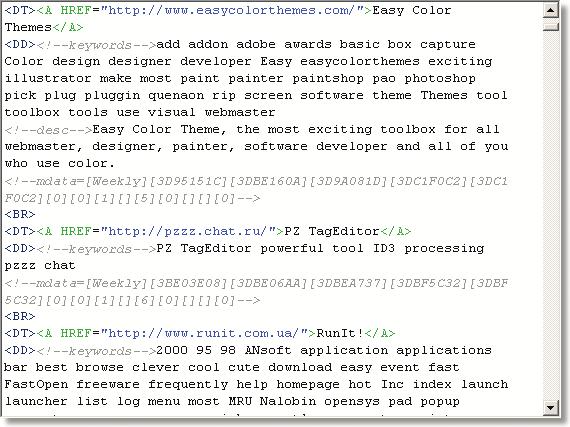 KYLON TECHNOLOGIES SZOFTVER URL megváltozásakor érdemes megnyomni a Bookmark properties ablakban a Fetch.