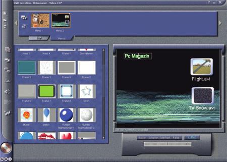z egyik, az MGI VideoWave 5 amellett, hogy igazán felhasználóbarát videoszerkesztô, lehetôséget nyújt DVDkészítésre is. másik program, a Pinnacle Expression 2.