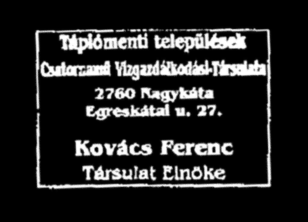 Nem lehet megtagadni a fizetést például azzal, mert valaki szerint túl magas összeget írt elő a taggyűlés, vagy még nem kapott csatornacsonkot, illetve házi bekötést az ingatlan, vagy a lakos nem kér