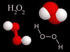 Fehérítés hidrogén-peroxiddal a hidrogén-peroxid (H 2 O 2 ) gyenge sav (bomlását fény, hő és