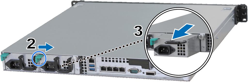 Ha a RackStation nem ismeri fel a memóriát vagy nem megfelelően indul el, ellenőrizze, hogy a memóriát helyesen szerelte-e be.