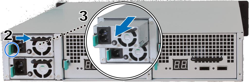 .. sorrendben csatlakoztat a bővítőegységekhez, ahogy az a fenti ábrán is látható, a másik RackStation egységet nem csatlakoztathatja B1, B3, B2... sorrendben a bővítőegységekhez.