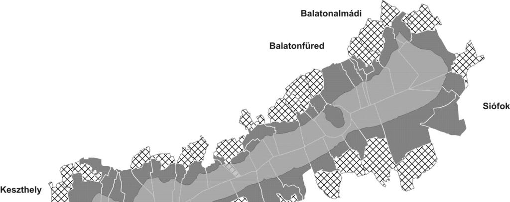 Dövényi Zoltán Végezetül a vizsgálati terület kétosztatúsága abban is jelentkezett, hogy a hagyományos déli és északi part megkülönböztetést is alkalmaztuk (1. ábra)