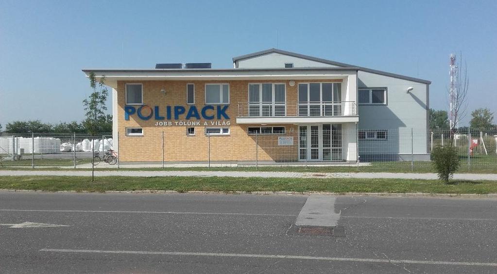 2. ábra Polipack Kft. 2. telephely (saját készítés) A céljuk a folyamatos fejlesztés a technológia terén és a saját márkás termékek gazdaságos gyártása és értékesítése.
