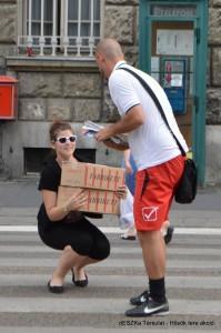Gratulálunk Sopron! Másfél óra alatt több tucat segítőkész emberrel találkozott a csapat.