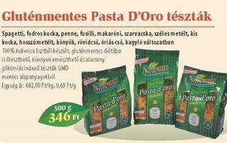 A gluténmentes (helyesebben gliadinmentes) száraztészták 100 grammja mindössze 2 gramm fehérjét
