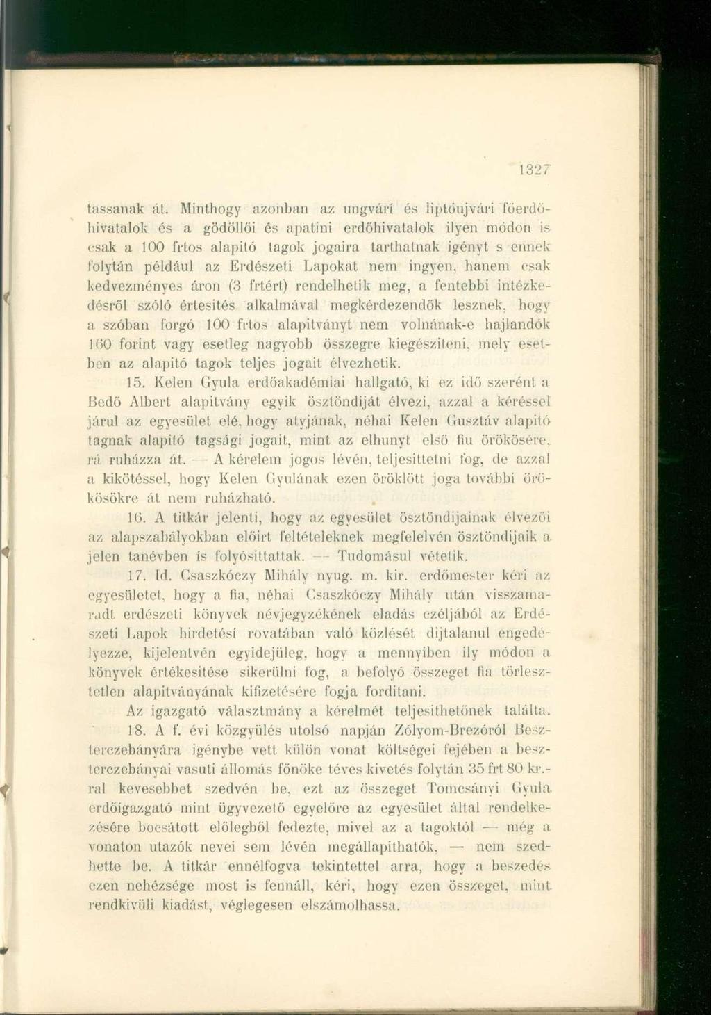 1327 lássanak út.