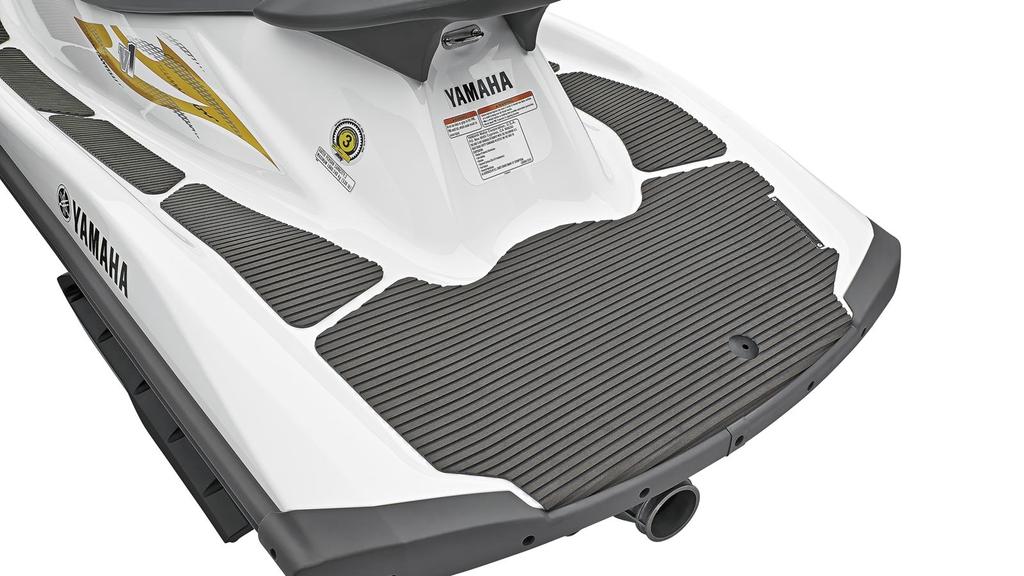 Erőteljes, öntött SMC hajótest Az egyszerű kezelhetőség, illetve a stílusos és elegáns hajótest a WaveRunner védjegye valamint vízi járműveink népszerűségének egyik fő tényezője.