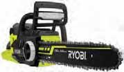 36 V Akkumulátoros Kerti Gépek #RyobiToolsEurope RCS36X3550HI Erőteljes 36 V 5,0 Ah MAX POWER Lithium+ akkumulátor erősebb, 2x kisütési kapacitás, hosszabb a működési idő, mint a megelőző lítium-ion