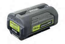 #RyobiToolsEurope BPL3650D 36 V (5,0 Ah) lítium-ion akkumulátor Erőteljes 5,0 Ah Lithium+ akkumulátor erőteljesebb, hosszabb a működési ideje, tartósabb mint a megelőző lítium-ion rendszerek
