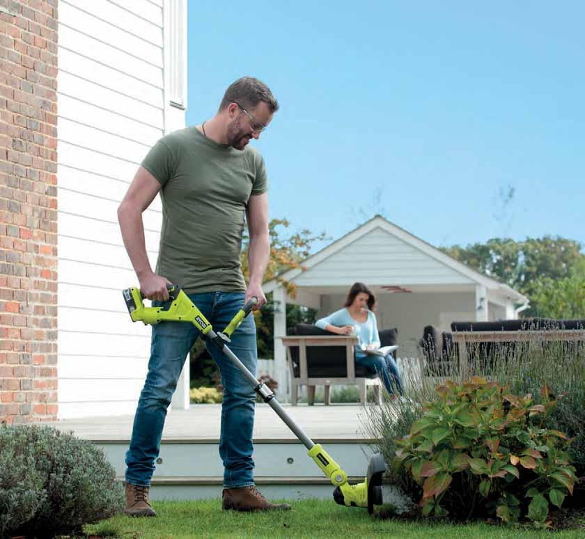 #RyobiToolsEurope Hagyja, hogy a penge elvégezze a munkát! Tipp! Az összes Ryobi sövényvágó egyben szegélynyíró is. Így most amikor Ryobi sövényvágót vásárol, egy gépben két gépet kaphat. Tipp! Lassuljon le és hagyja, hogy a pengék/damilok elvégezzék a munkát.