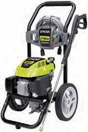 Kert takarítás Elektromos és Benzines gépek #RyobiToolsEurope RPW2400 163 cm3 172 bar nagynyomású mosó Környezetkímélő motor technológia.