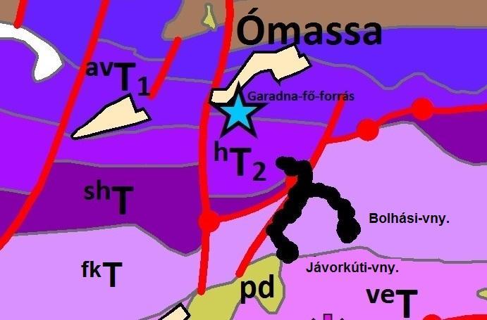 3 A Garadna-forrás környezetének és vízgyűjtő területének általános földtani viszonyai A Garadna-forrás a Miskolc város közigazgatási területére eső Ómassa település határain belül található.