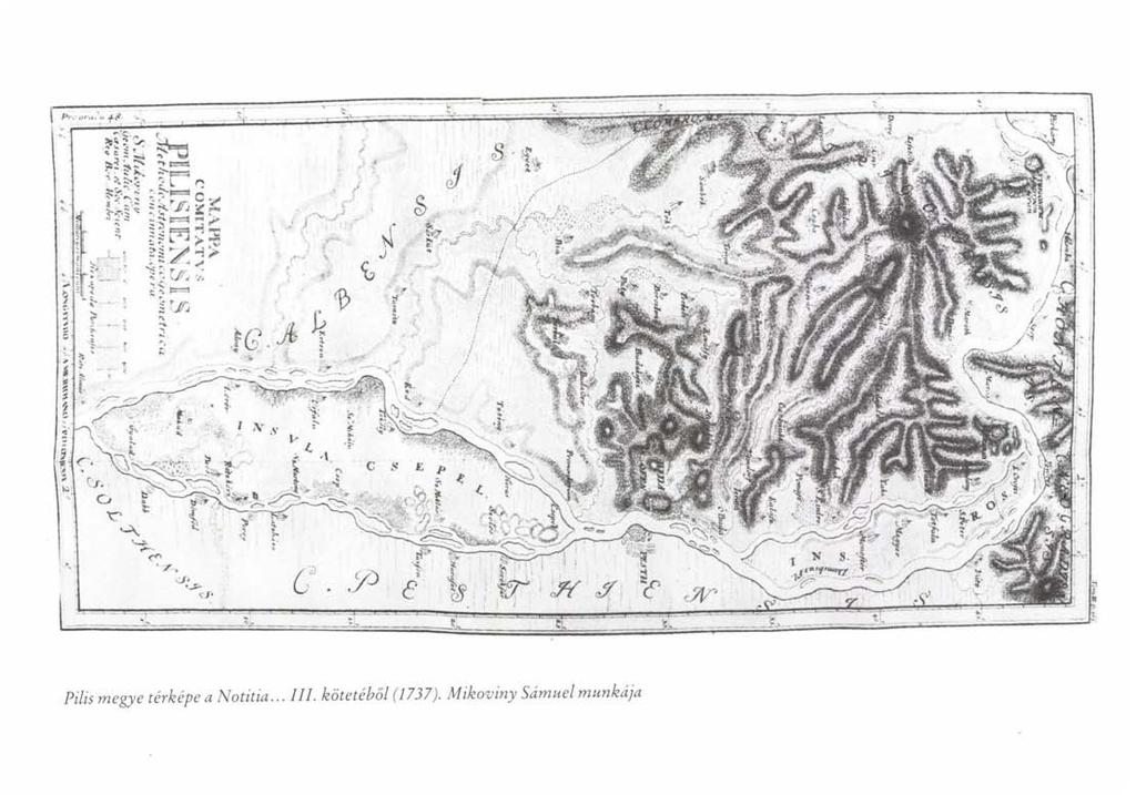 Pilis megye térképe a Notitia... III.
