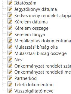 4. Iratsablon megjelenítése Az iratsablonok szerkesztése közben a sablon aktuális