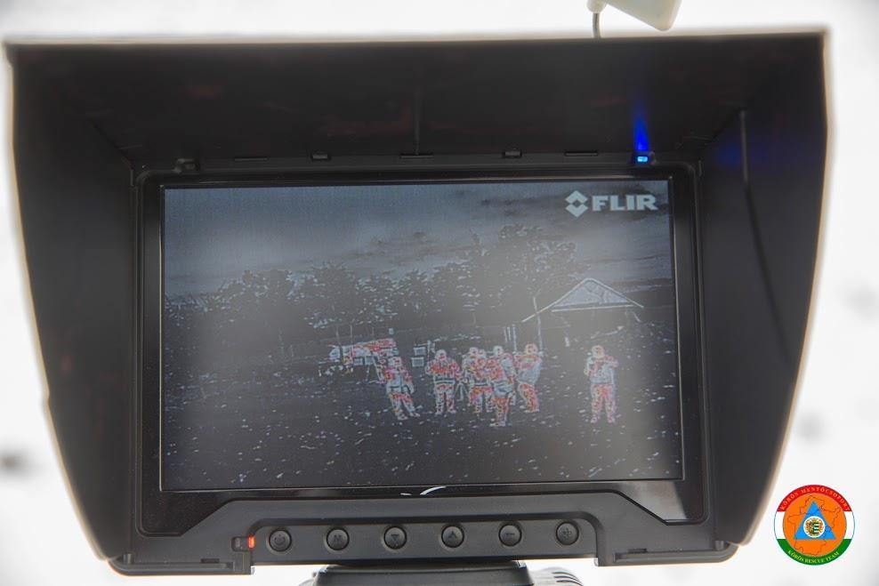 TIBOR TÓTH: The usage possibilities of unmanned aerial vehicles in the activity of the voluntary rescue organizations Figure 10: Picture of a thermo camera 18 In real deployments, drone exploration