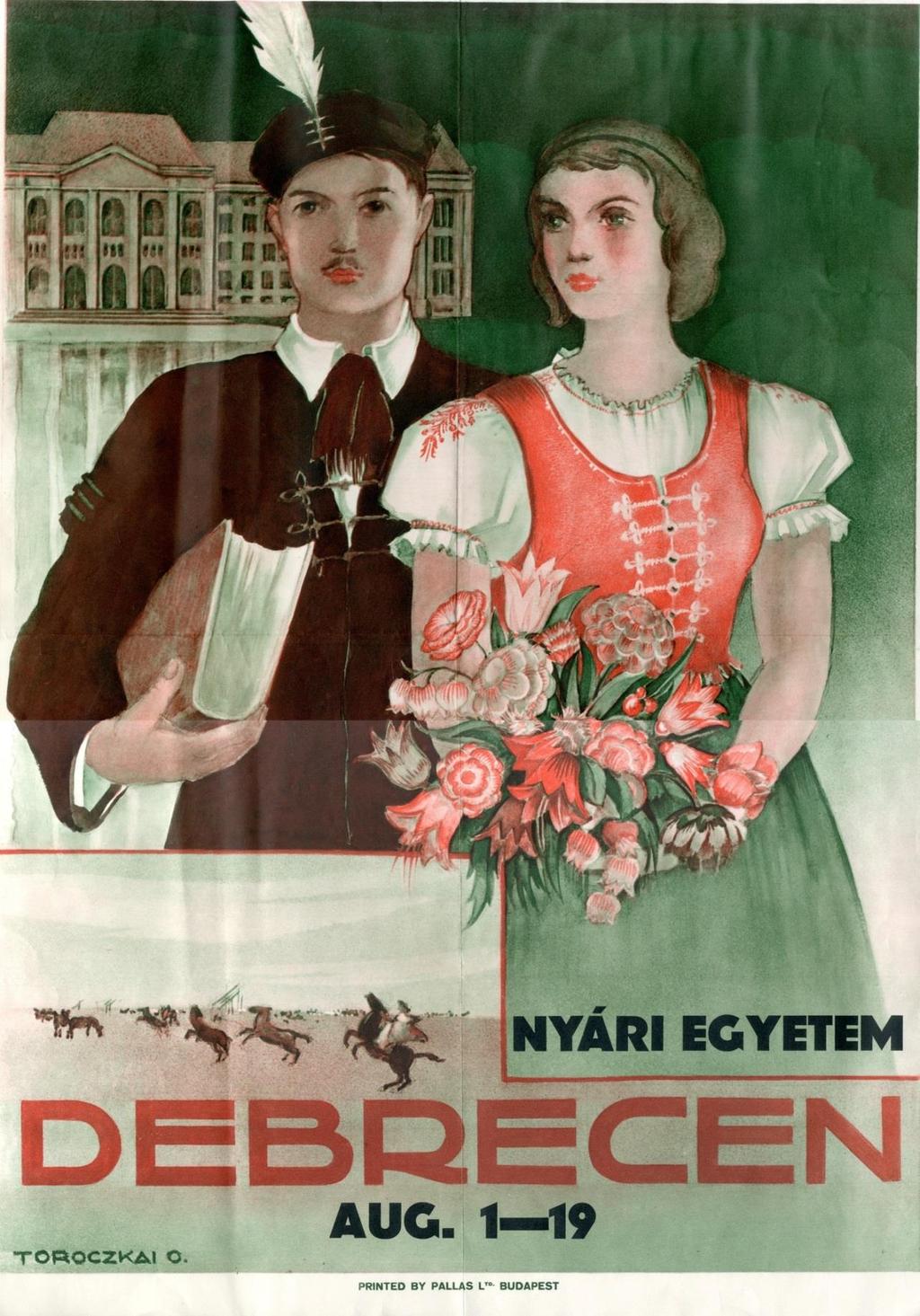 6. A Debreceni Nyári Egyetem plakátja, 1935.