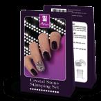 Stamp the design in the usual way, cure it for 1 minute in UV light, and press the Magic Foil against it. You can turn any stamped design into a foil design! Colour: black / Unit size: 10 ml!