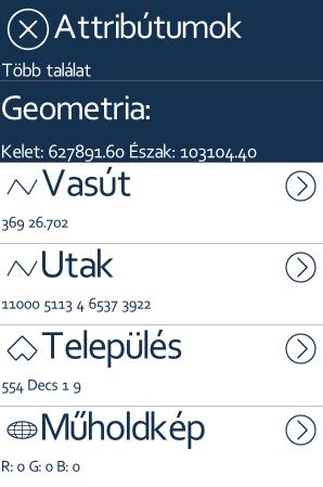 A lista tartalmazhat raszter pixeleket is.