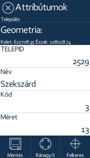 Panelek 43 8.3 Attribútumok Ez a panel egy elem attribútumait listázza. Minden egyes sor a kiválasztott rekord egy attribútumát tartalmazza ugyanabban a sorrendben ahogy az adattáblában előfordul.