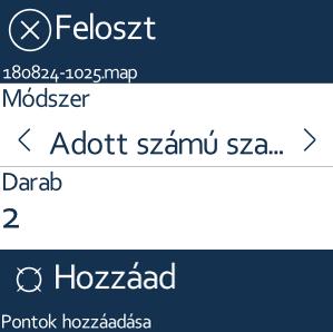 Panelek 47 8.7 Mintavétel Ezen a panelen rajzelemeket lehet létrehozni egy poligonon belül.