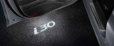 STÍLUS LED-es ajtóvilágítás, i30-logó LED-es ajtóvilágítás, Hyundai-logó LED-es ajtóvilágítás LED-es ajtóvilágítás, Hyundai-logó Egy kis fortély a sötétség eloszlatására, a nyitott első ajtók alatt,