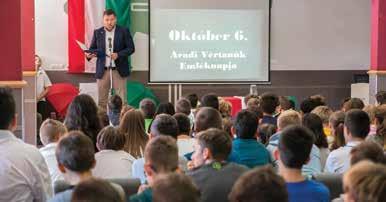 A megemlékezésen először Koszti András polgármester szólt a jelenlévőkhöz.