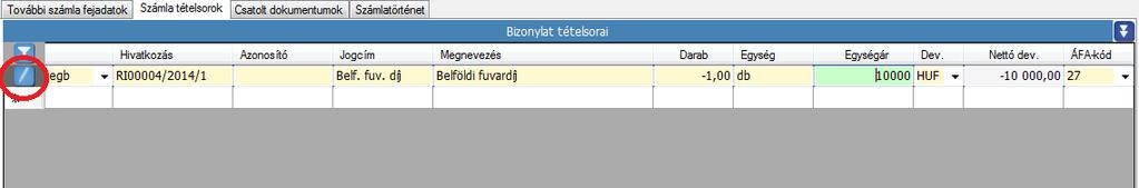 felül a kívánt értékre. Most nettó 10.
