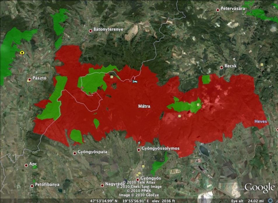 HUBN20049 Mátrabérc fallóskúti-rétek HUBN20050 Gyöngyöspatai Havas HUBN20051