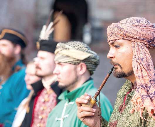 CULTURE Visegrád Palace Games The Visegrád International Palace Games were first organised in 1985 to remember the 1335 Visegrád Congress, one of the most significant events of the Middle Ages.