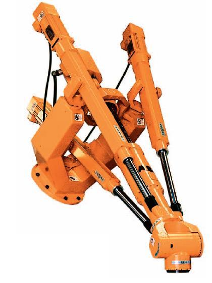 Különleges robotok Tricept robot három kar egyidejű mozgatásával tud lineáris mozgásokat végezni (3T),