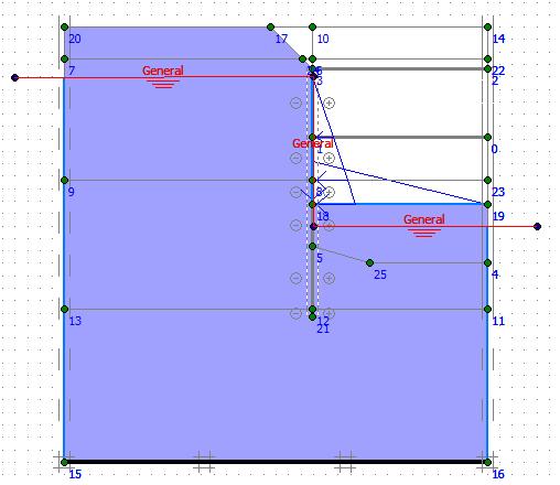 Paraméterek, modellezés 5.1.3. Talajvízszintek felvétele A talajvízszintek felvétele, a már előbb említett fázisok során történik. A vizsgálataim során, háromféle módon vettem figyelembe a talajvizet.