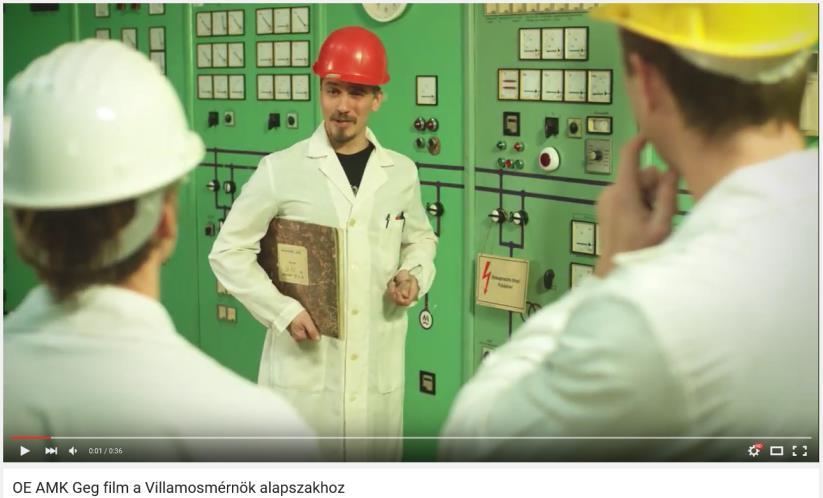 Miért legyél villamosmérnök?... mert mérnöknek lenni különleges dolog. A mérnök olyat teremt, amilyen korábban még nem volt https://www.youtube.com/watch?v=xecpvzyvya4.