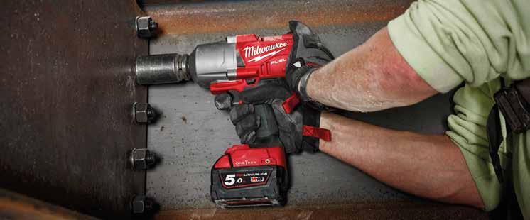 NAGY NYOMATÉKÚ K FUNKCIÓVAL #MILWAUKEETOOL Korlátlan eszköz testreszabás - beállíthatja, létrehozhatja és elérheti az Ön által preferált beállításokat Az integrált eszközkövetés segít azonosítani és