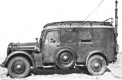 6. ábra. Nagy súlya miatt a laza talajon megsüllyedt Kfz. 15 Nr. 20 001-től Auto Union, Horch Művek, Zwickau, támkerekes változat, Horch V8-as, 3,5 l-es 8 hengeres, 80 LE-s motorral; Nr.