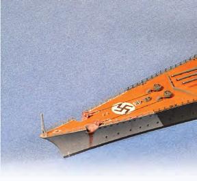 A LÜTZOW-ot 1943 szeptemberében visszarendelték a Balti-tengerre, a TIRPITZ-et pedig angol törpe-tengeralattjárók által lerakott aknák rongálták meg, és javítása erre az időre még nem fejeződött be.