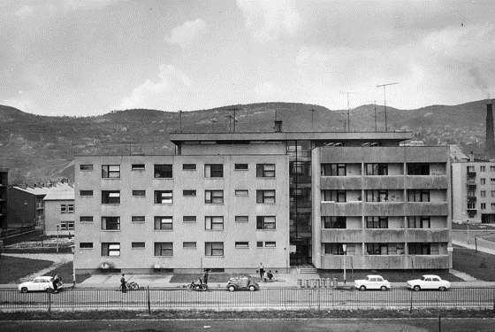 Garzonház, Óbudai Kísérleti lakótelep,