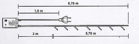 500 5 400 KSE 345 568-45 Fényfüzér SUPER MICRO, beltéri 10m/114 égő, piros 4 500