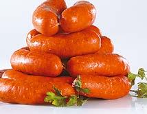 1 kg/vcs. Új Frankfurti fehérkolbász juhbeles kb. 2 dkg/5 cm 27% kb. 1 kg/vcs.