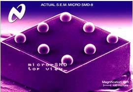 alátöltés (underfill) Si chip bump tokozás (opcionális) többrétegű chip hordozó 29/55 AZ UNDER BUMP METALLIZATION (UBM) SZERKEZETE Bump = golyó alakú kivezetés A chip